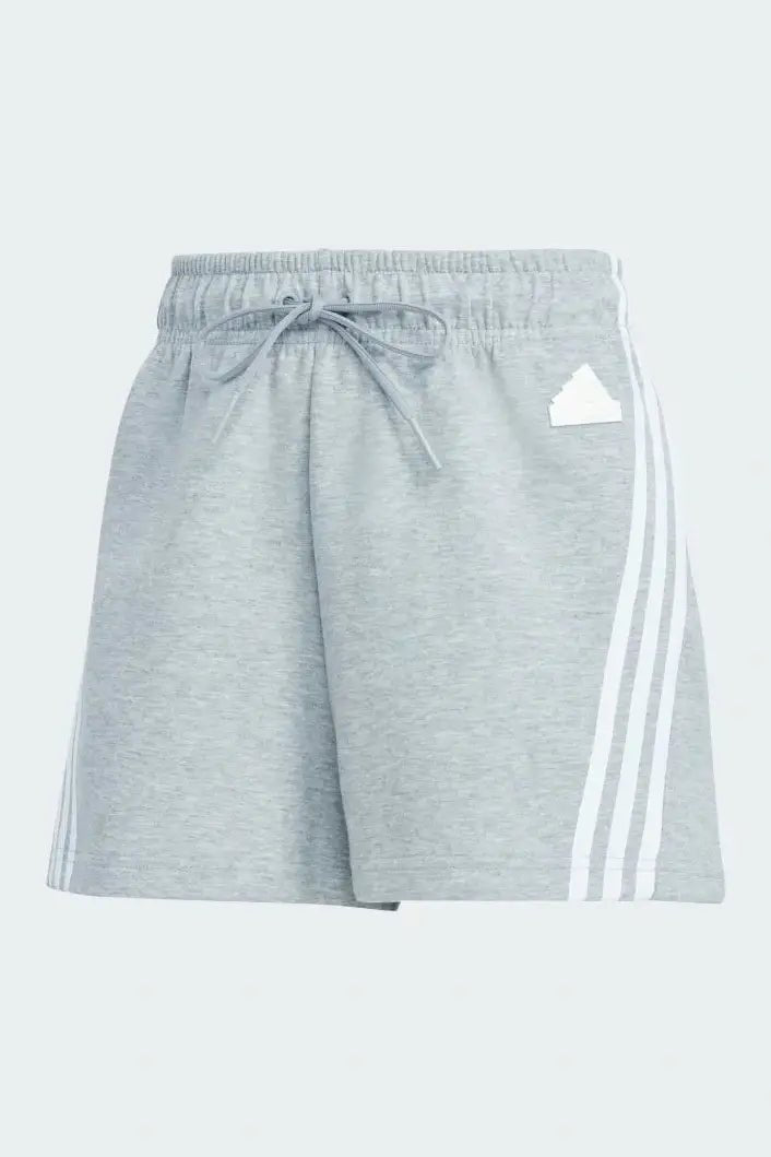 ADIDAS - מכנסיים קצרים לנשים W FI 3S SHORT בצבע אפור בהיר - MASHBIR//365