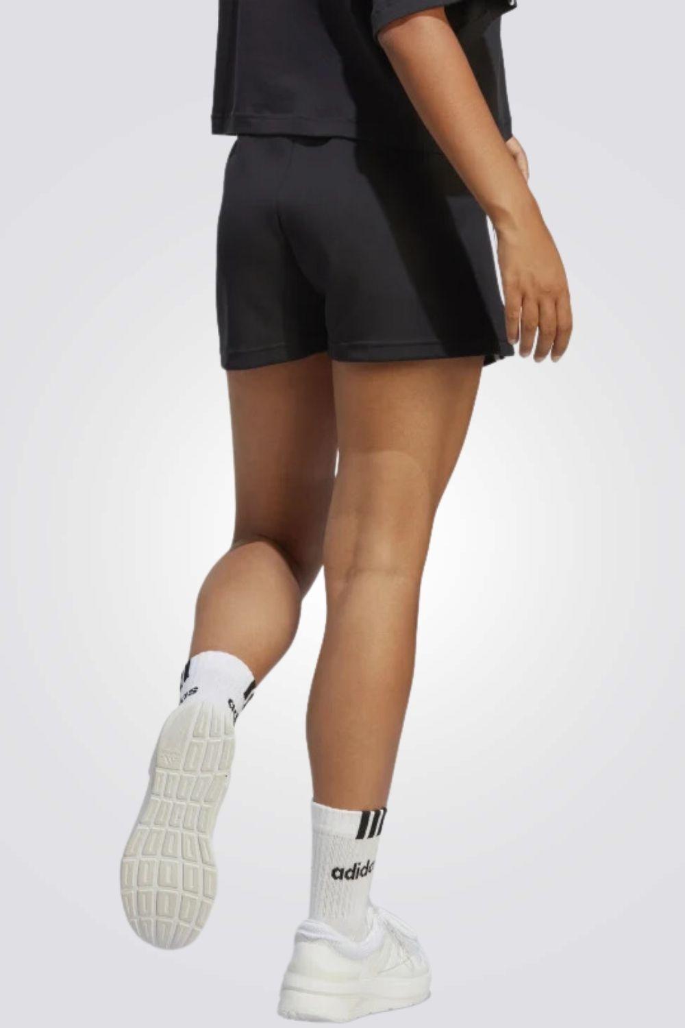 ADIDAS - מכנסיים קצרים לנשים W FI 3S SHORT בצבע שחור - MASHBIR//365
