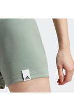 ADIDAS - מכנסיים קצרים לנשים W LNG RIB SHO בצבע מנטה - MASHBIR//365