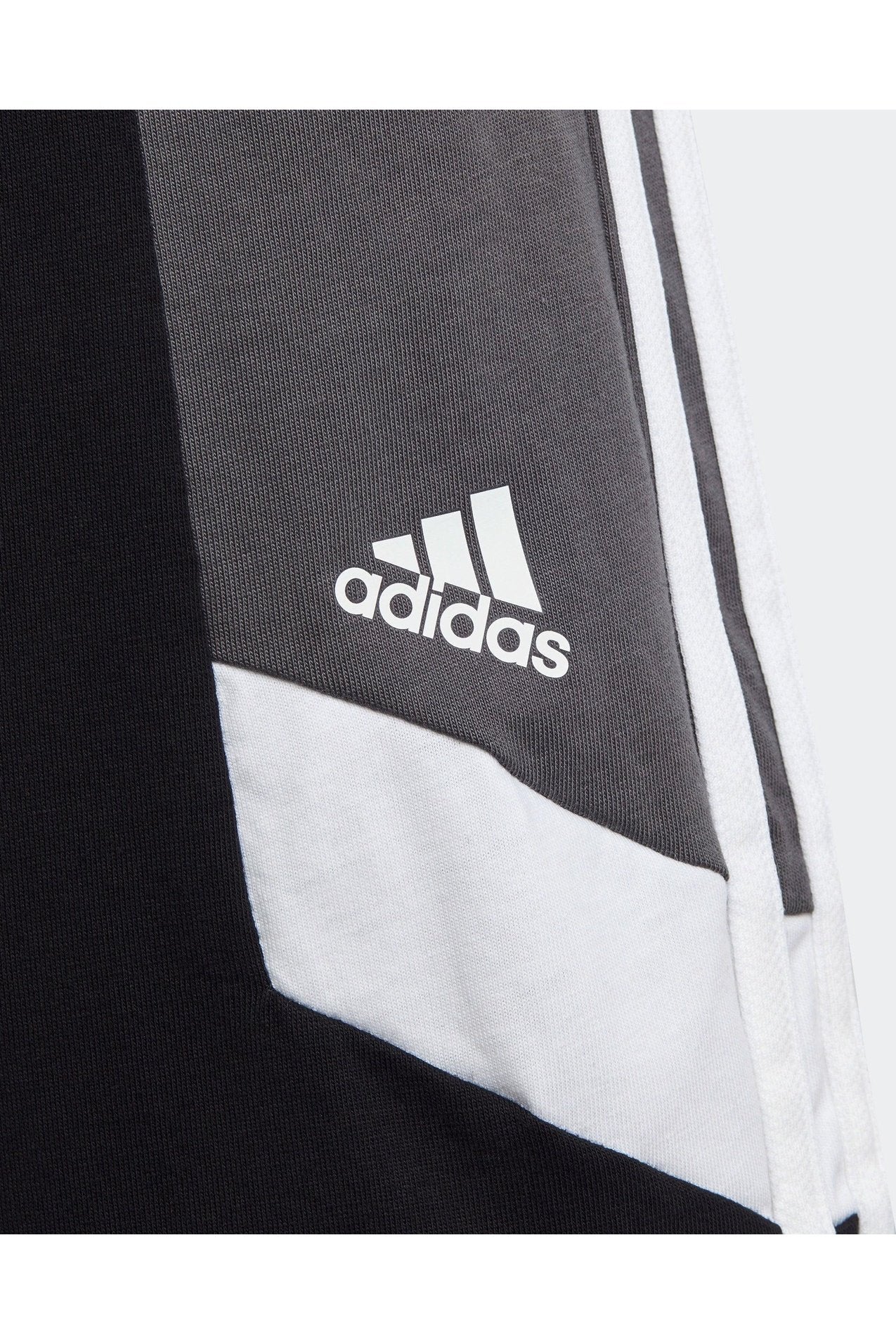 ADIDAS - מכנסיים קצרים לנוער בצבע שחור אפור - MASHBIR//365