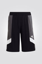 ADIDAS - מכנסיים קצרים לנוער בצבע שחור אפור - MASHBIR//365