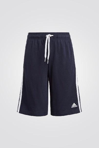ADIDAS - מכנסיים קצרים לנוער ESSENTIALS 3-STRIPES בצבע כחול - MASHBIR//365