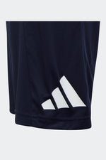 ADIDAS - מכנסיים קצרים לנוער TRAIN ESSENTIALS בצבע אפור כהה - MASHBIR//365