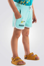 OBAIBI - מכנסיים קצרים לתינוקות בצבע תכלת - MASHBIR//365