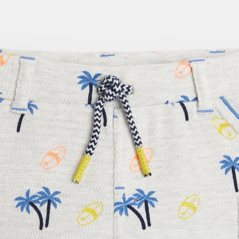 OBAIBI - מכנסיים קצרים לתינוקות הדפס דקלים - MASHBIR//365