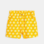 OBAIBI - מכנסיים קצרים עם הדפס בצבע צהוב - MASHBIR//365