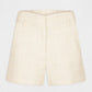 MORGAN - מכנסיים קצרים עם הדפס משבצות בצבע שמנת - MASHBIR//365 - 4