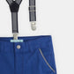 OBAIBI - מכנסיים קצרים עם שלייקס כחול - MASHBIR//365 - 3