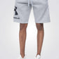 UNDER ARMOUR - מכנסיים קצרים Rival Fleece Big Logo אפור - MASHBIR//365 - 1