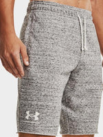 UNDER ARMOUR - מכנסיים קצרים RIVAL TERRY לגבר בצבע אפור - MASHBIR//365