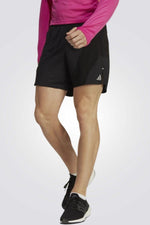 ADIDAS - מכנסיים קצרים RUN ICONS 3 BAR בצבע שחור - MASHBIR//365