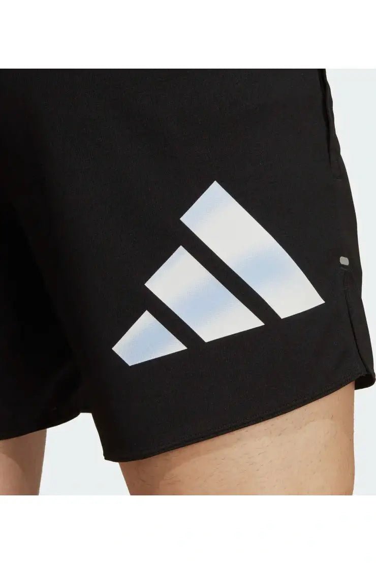 ADIDAS - מכנסיים קצרים RUN ICONS 3 BAR בצבע שחור - MASHBIR//365