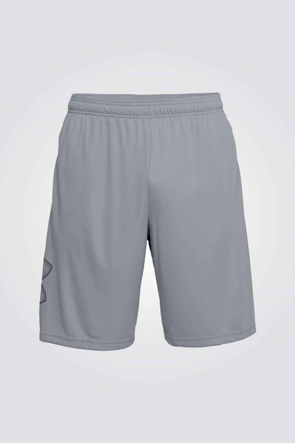 UNDER ARMOUR - מכנסיים קצרים UA TECH GRAPHIC בצבע אפור - MASHBIR//365