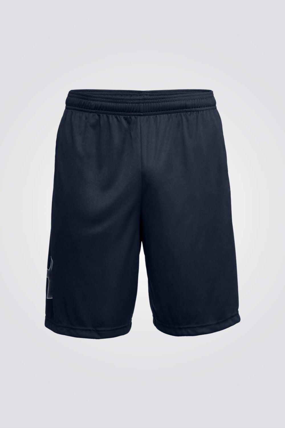 UNDER ARMOUR - מכנסיים קצרים UA TECH GRAPHIC בצבע נייבי - MASHBIR//365