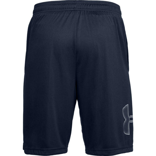 UNDER ARMOUR - מכנסיים קצרים UA TECH GRAPHIC בצבע נייבי - MASHBIR//365