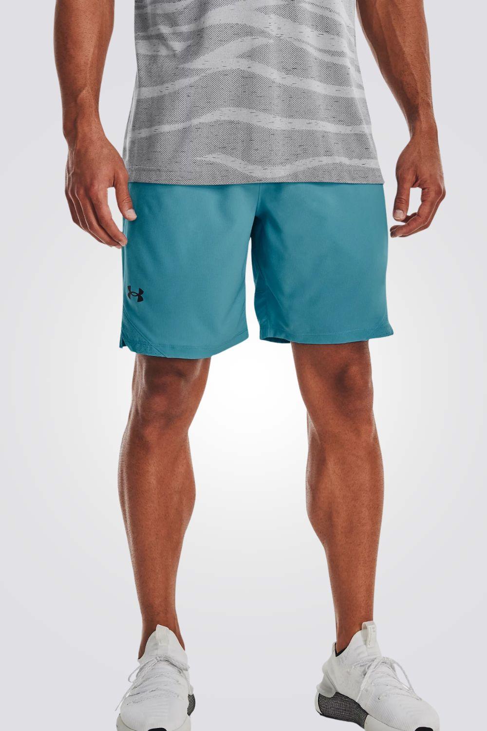 UNDER ARMOUR - מכנסיים קצרים UA Vanish Woven 8in בצבע טורקיז - MASHBIR//365