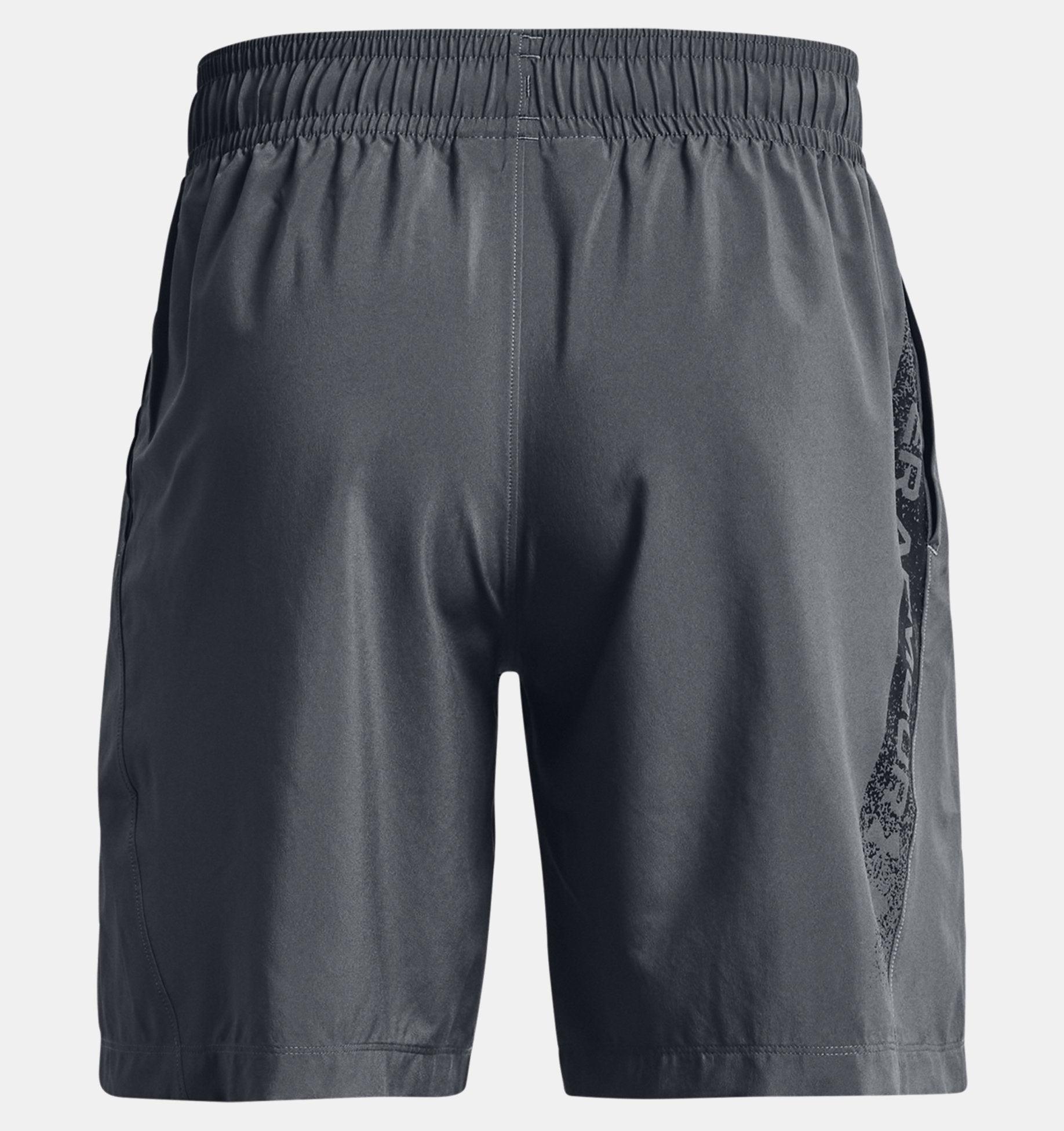 UNDER ARMOUR - מכנסיים קצרים UA Woven Graphic בצבע אפור - MASHBIR//365
