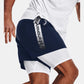 UNDER ARMOUR - מכנסיים קצרים UA Woven Graphic בצבע נייבי - MASHBIR//365 - 2