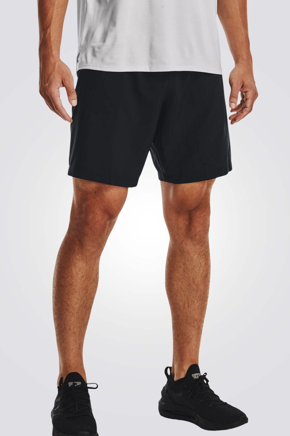 UNDER ARMOUR - מכנסיים קצרים UA Woven Graphic בצבע שחור - MASHBIR//365