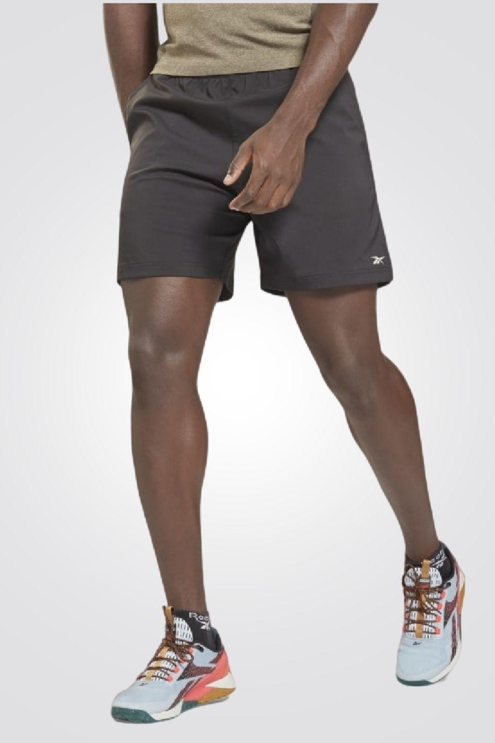 REEBOK - מכנסיים קצרים UBF Strength+ בצבע שחור - MASHBIR//365