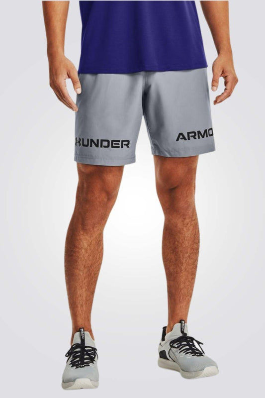 UNDER ARMOUR - מכנסיים קצרים Woven Graphic WM אפור - MASHBIR//365