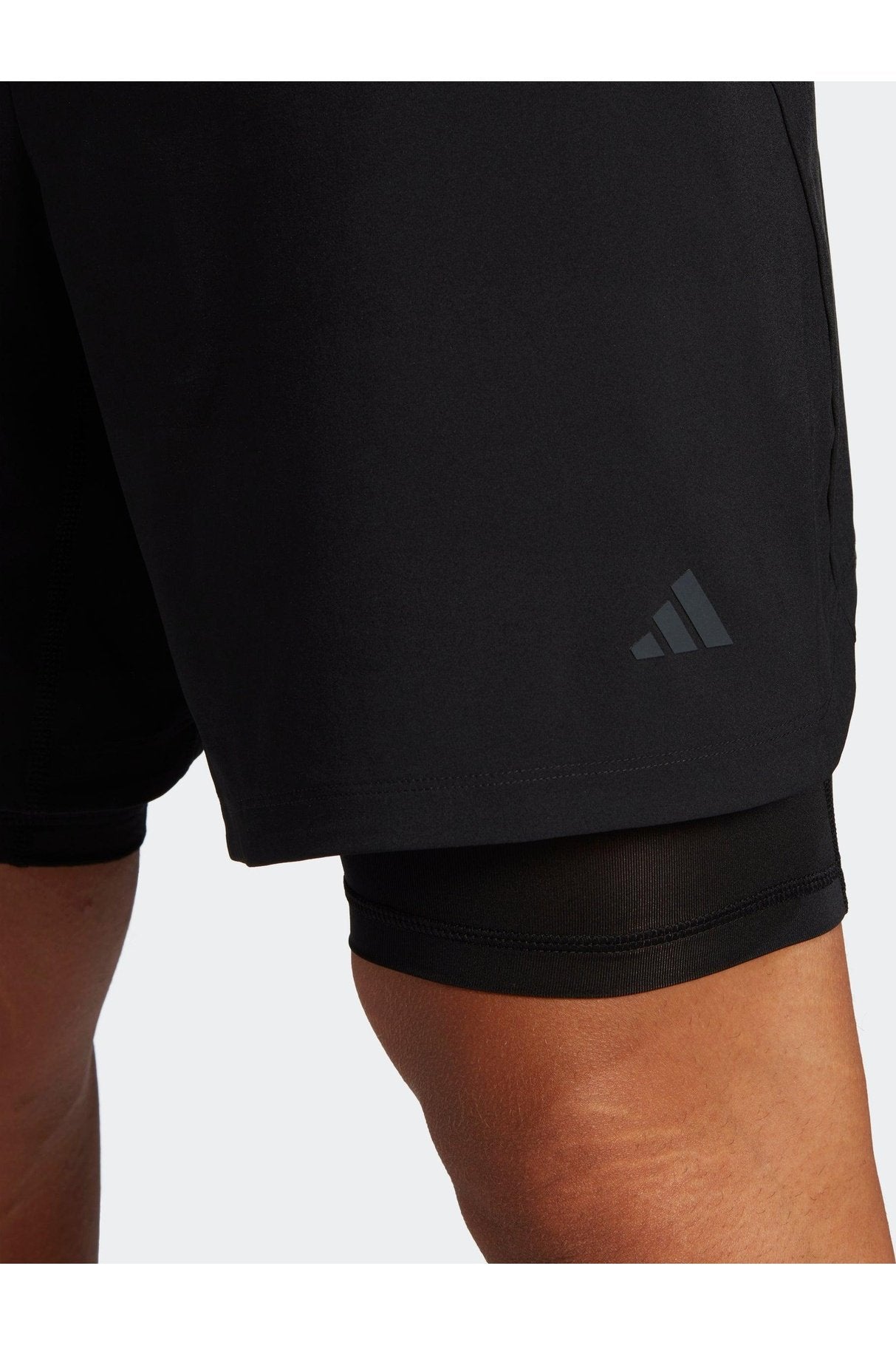 ADIDAS - מכנסיים קצרים YOGA TRAINING 2-IN-1 בצבע שחור - MASHBIR//365