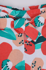 OKAIDI - מכנסיים מתרחבים PRINTED בשילוב צבעים - MASHBIR//365