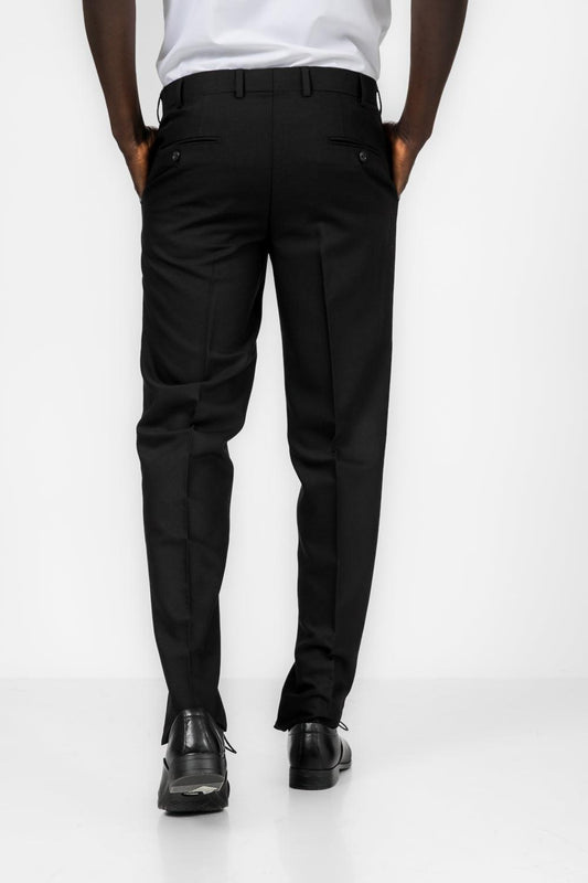 KENNETH COLE - מכנסיים מחוייטים MODERN בצבע שחור - MASHBIR//365