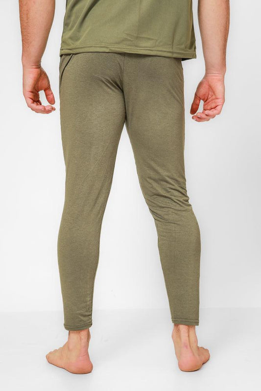 COOL 32 - מכנסיים תרמיים דקים בצבע זית - MASHBIR//365