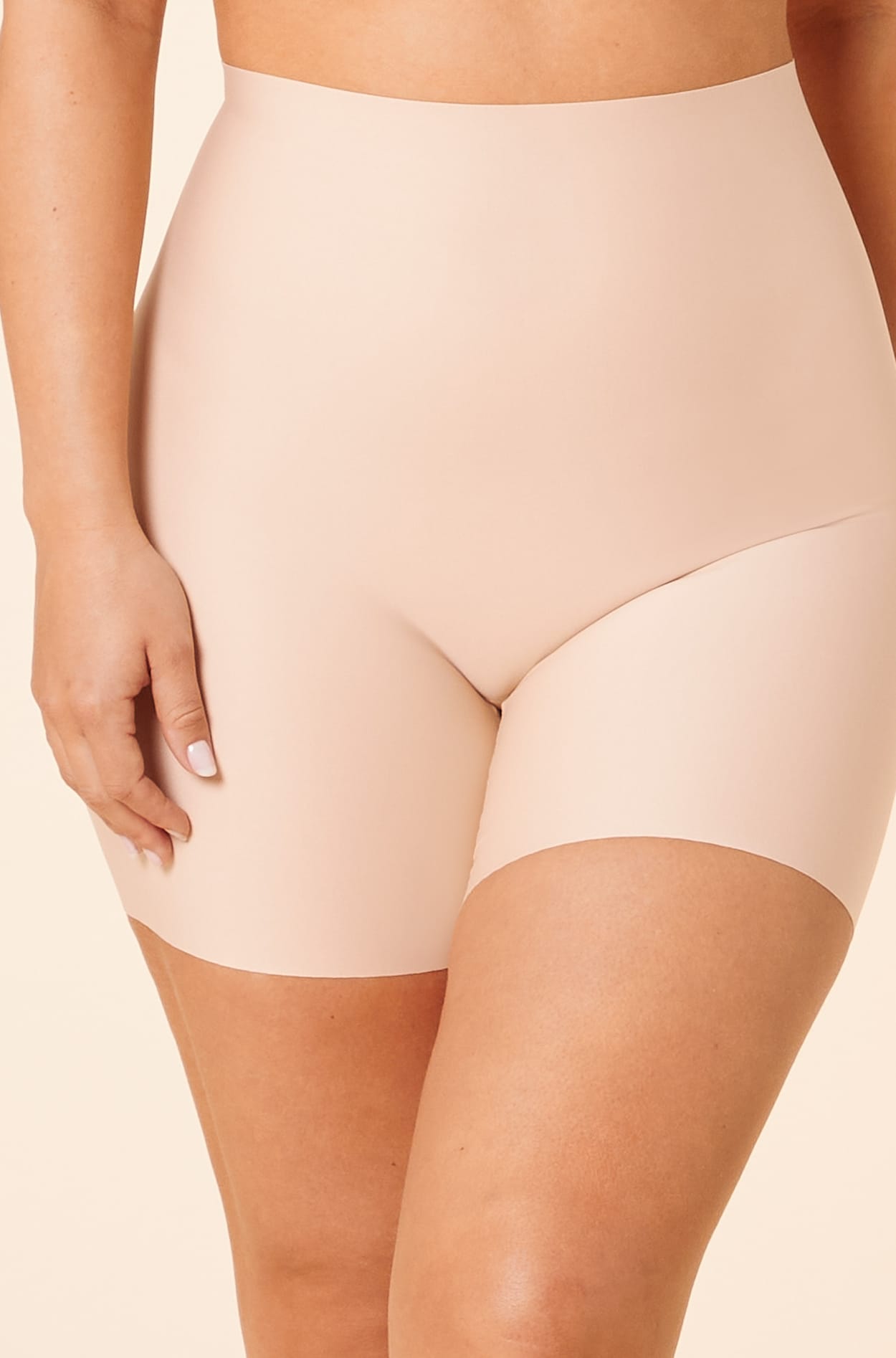 ETAM - מכנסון מחטב גבוה CONTROL BY ETAM בצבע גוף - MASHBIR//365