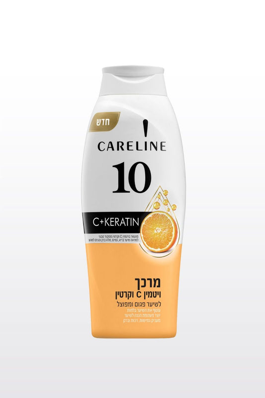 CARELINE - מרכך 10 ויטמין C וקרטין לשיער פגום ומפוצל 700 מ"ל - MASHBIR//365