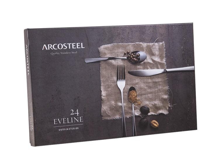 ARCOSTEEL - מערכת סכו"ם 24 חלקים אוולין - MASHBIR//365