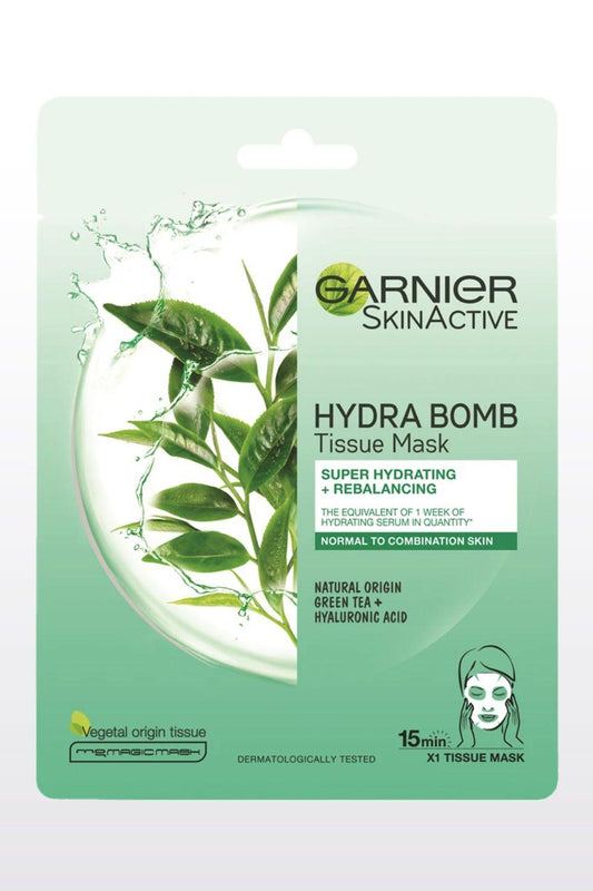 Garnier - מסיכת טישו לפנים תה ירוק - MASHBIR//365