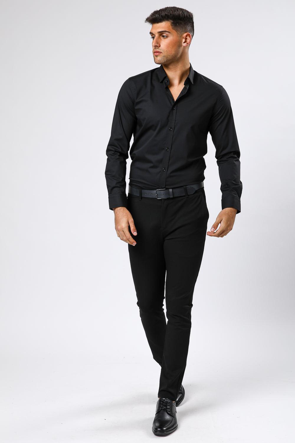 KENNETH COLE - מכופתרת BAMBOO שחורה - MASHBIR//365