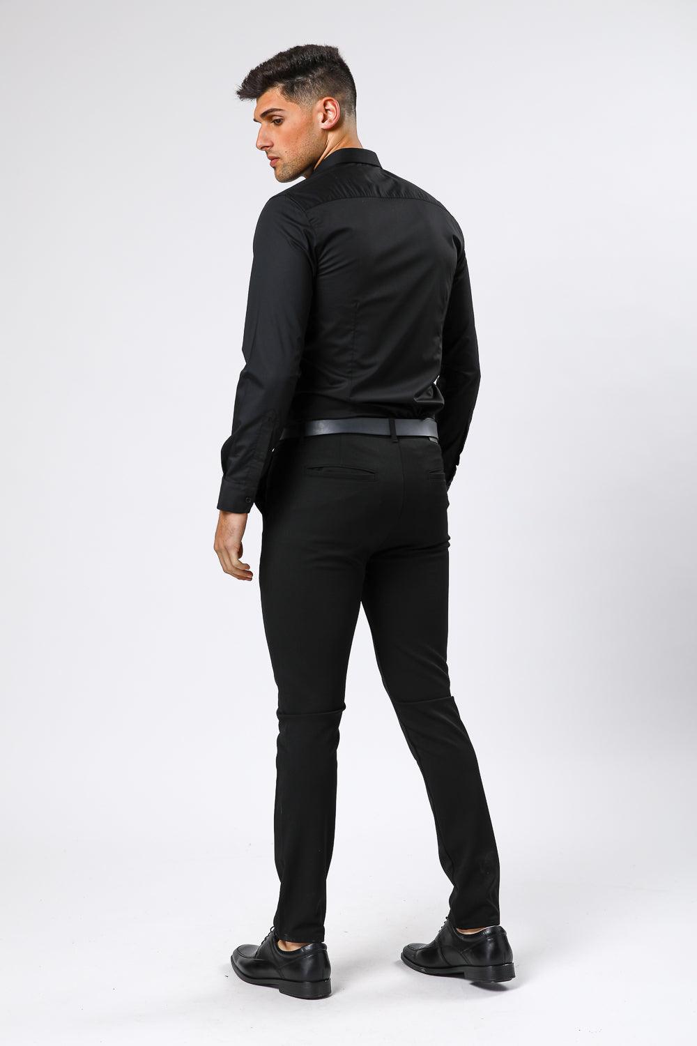 KENNETH COLE - מכופתרת BAMBOO שחורה - MASHBIR//365