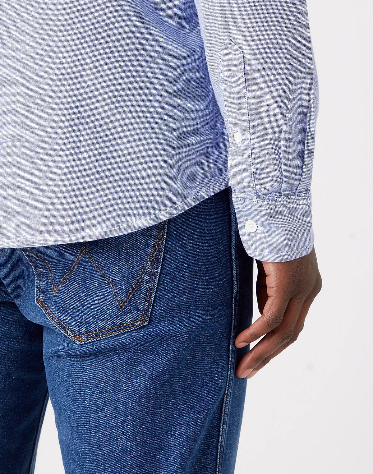 WRANGLER - מכופתרת BLUE TINT בצבע תכלת - MASHBIR//365