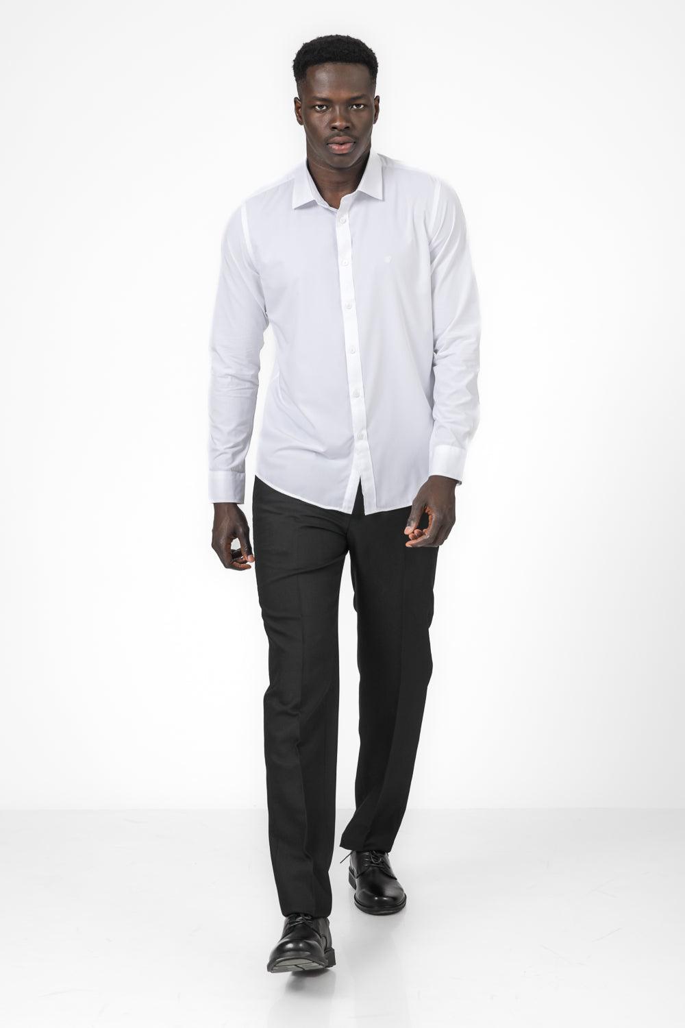 KENNETH COLE - מכופתרת במבוק MODERN בצבע לבן - MASHBIR//365