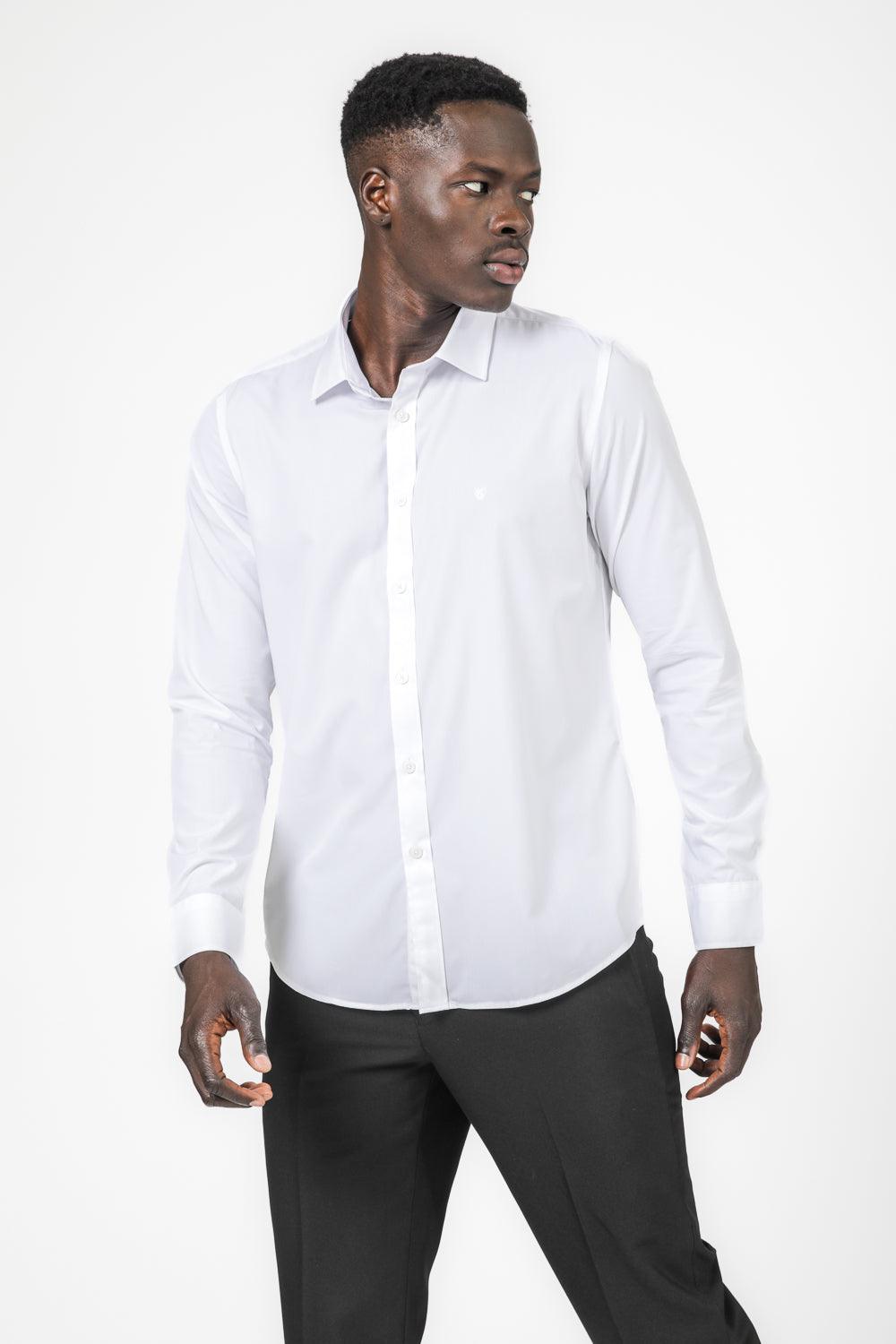 KENNETH COLE - מכופתרת במבוק MODERN בצבע לבן - MASHBIR//365