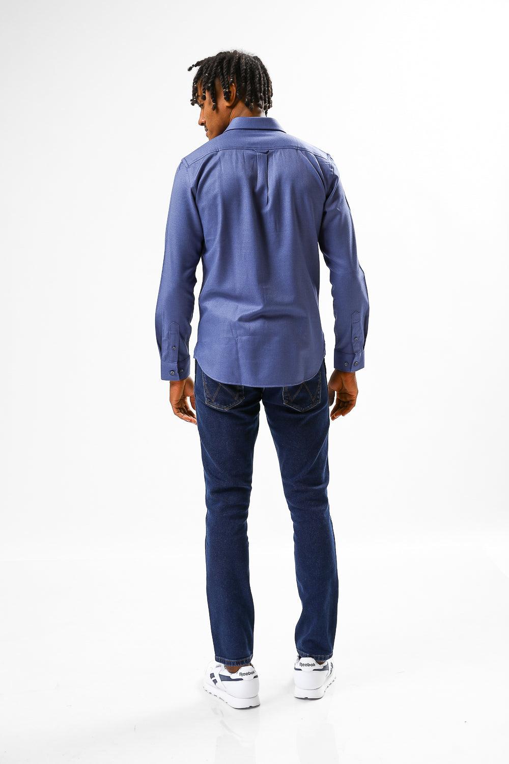 KENNETH COLE - מכופתרת BRUSHED JEANS - MASHBIR//365