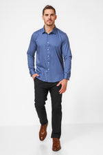 KENNETH COLE - מכופתרת DENIM עם לוגו - MASHBIR//365