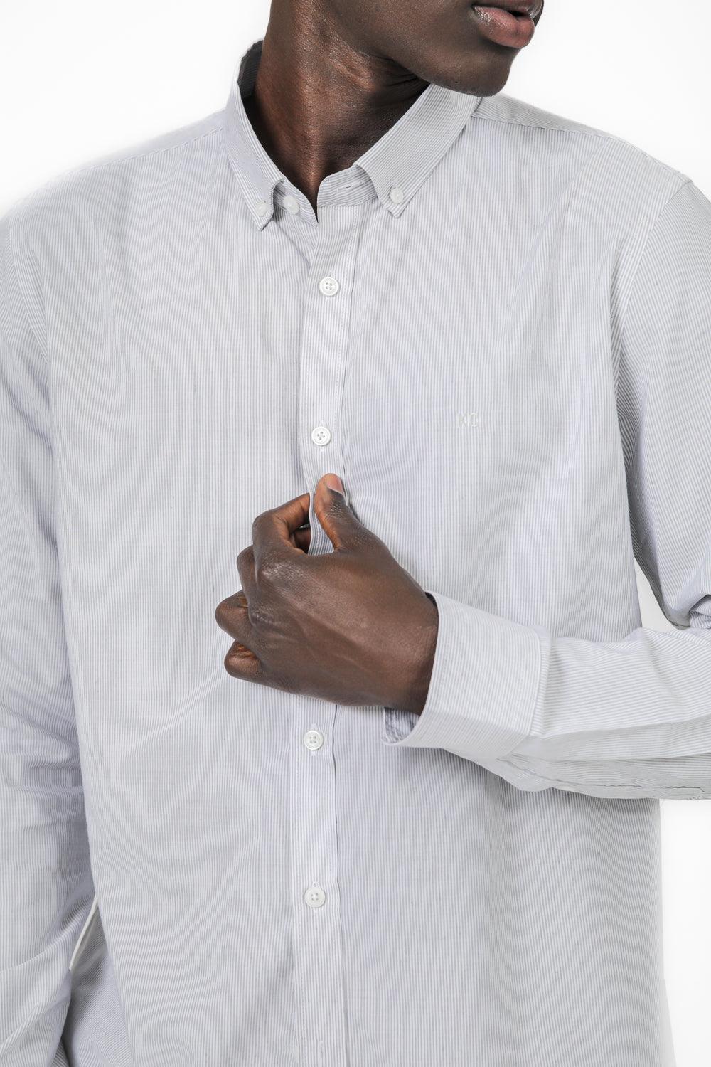 KENNETH COLE - מכופתרת פשתן בגזרת SLIM FIT צבע SAGE - MASHBIR//365