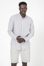 KENNETH COLE - מכופתרת פשתן בגזרת SLIM FIT צבע SAGE - MASHBIR//365