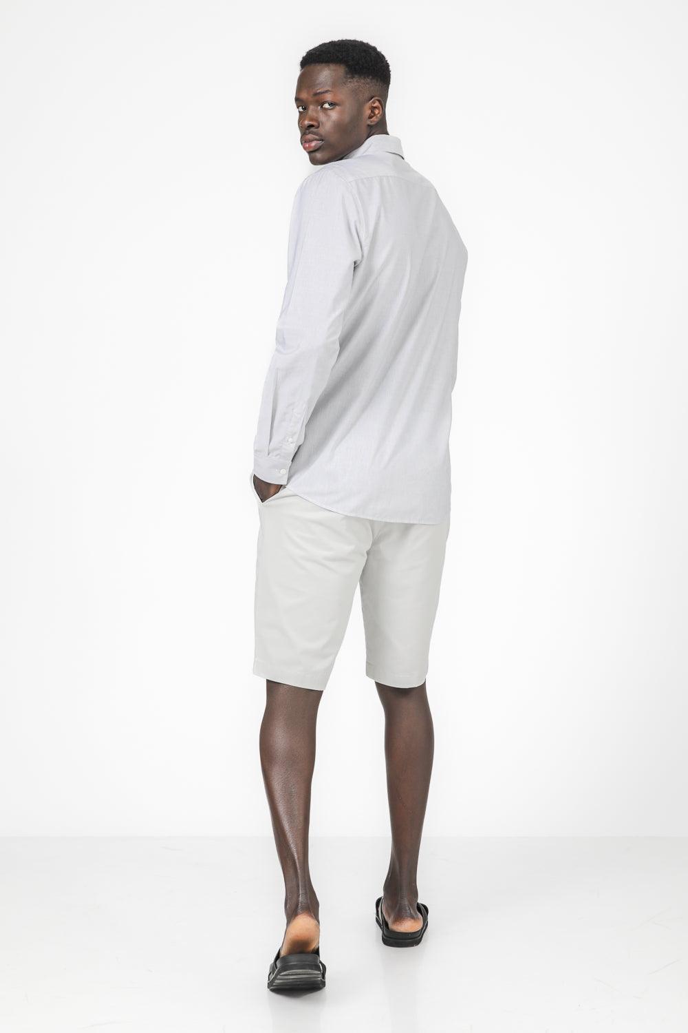 KENNETH COLE - מכופתרת פשתן בגזרת SLIM FIT צבע SAGE - MASHBIR//365