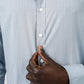 KENNETH COLE - מכופתרת פסים SLIM FIT בצבע DENIM - MASHBIR//365 - 4