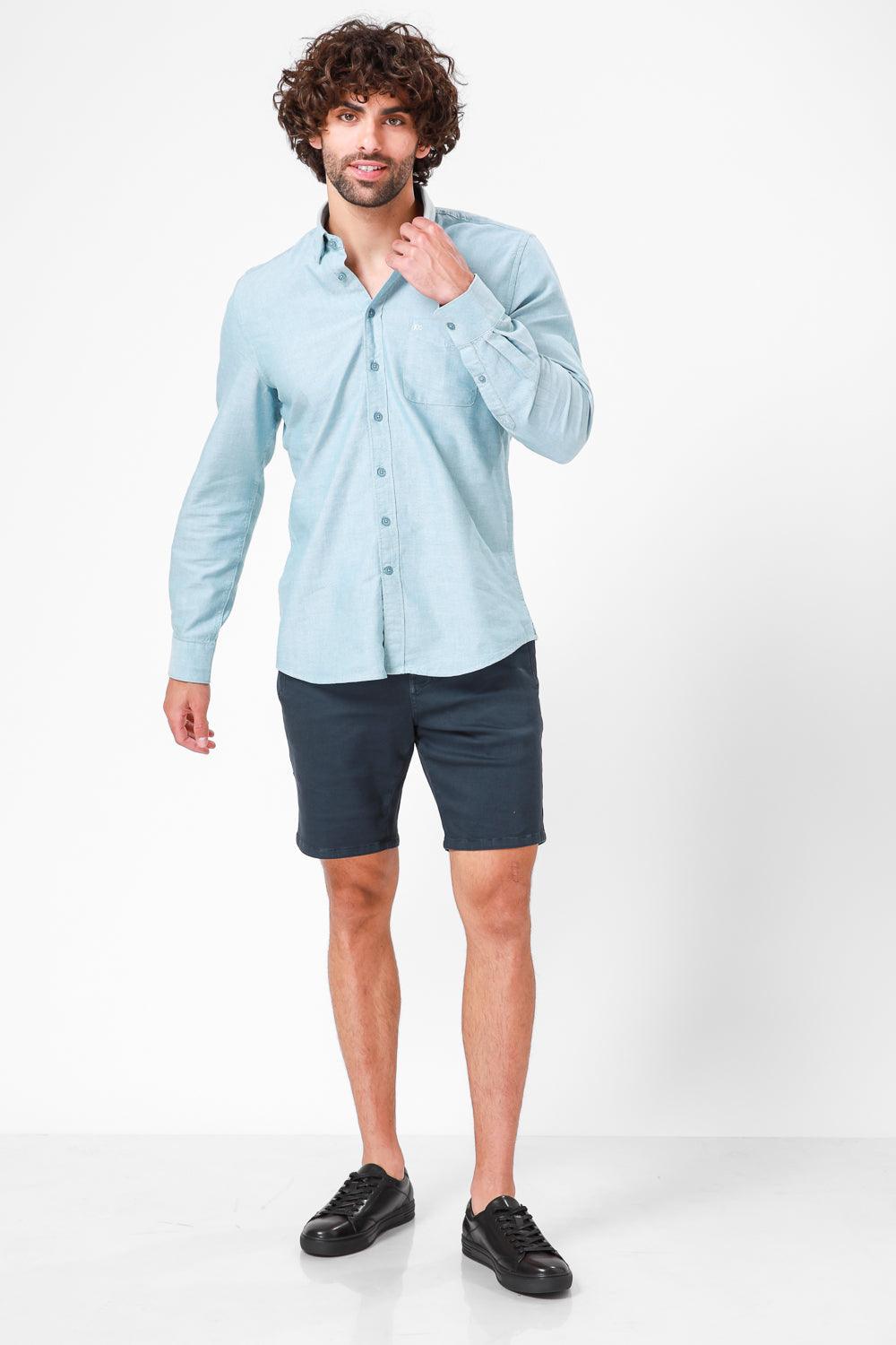 KENNETH COLE - מכופתרת ירוקה שרוול ארוך - MASHBIR//365