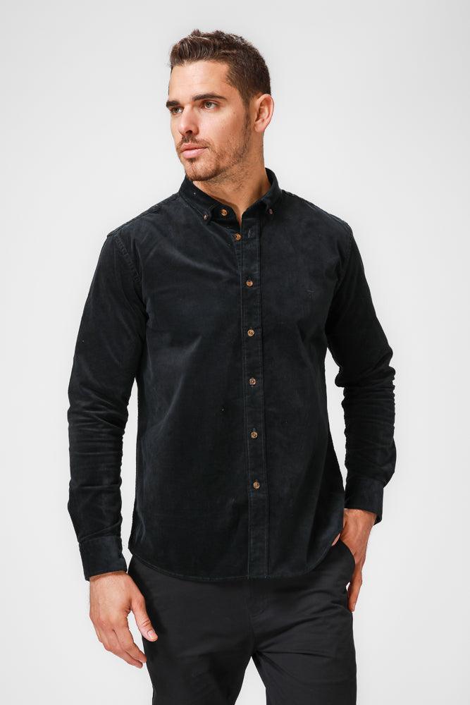 KENNETH COLE - מכופתרת קורדרוי בצבע כחול - MASHBIR//365