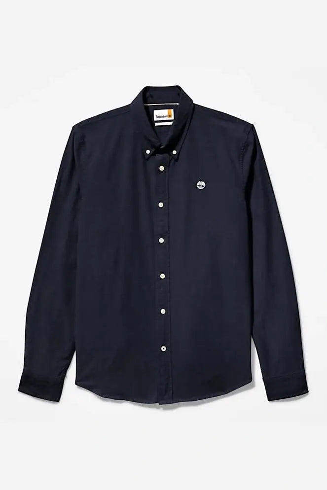 TIMBERLAND - מכופתרת עם לוגו בחזה בצבע נייבי - MASHBIR//365