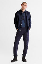 TIMBERLAND - מכופתרת עם לוגו בחזה בצבע נייבי - MASHBIR//365