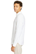 TIMBERLAND - מכופתרת MILL RIVER בצבע לבן עם לוגו רקום - MASHBIR//365