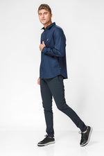 NAUTICA - מכופתרת נייבי REGULAR FIT - MASHBIR//365